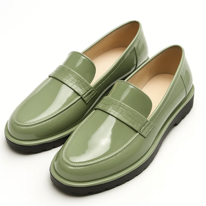 Glossy Comfort Loafers