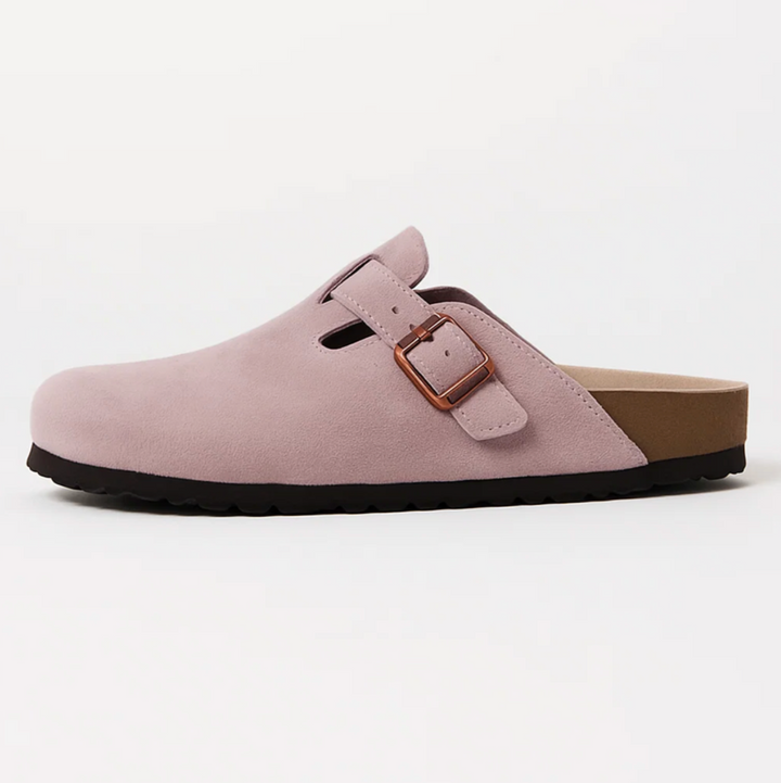 Suede Clogs