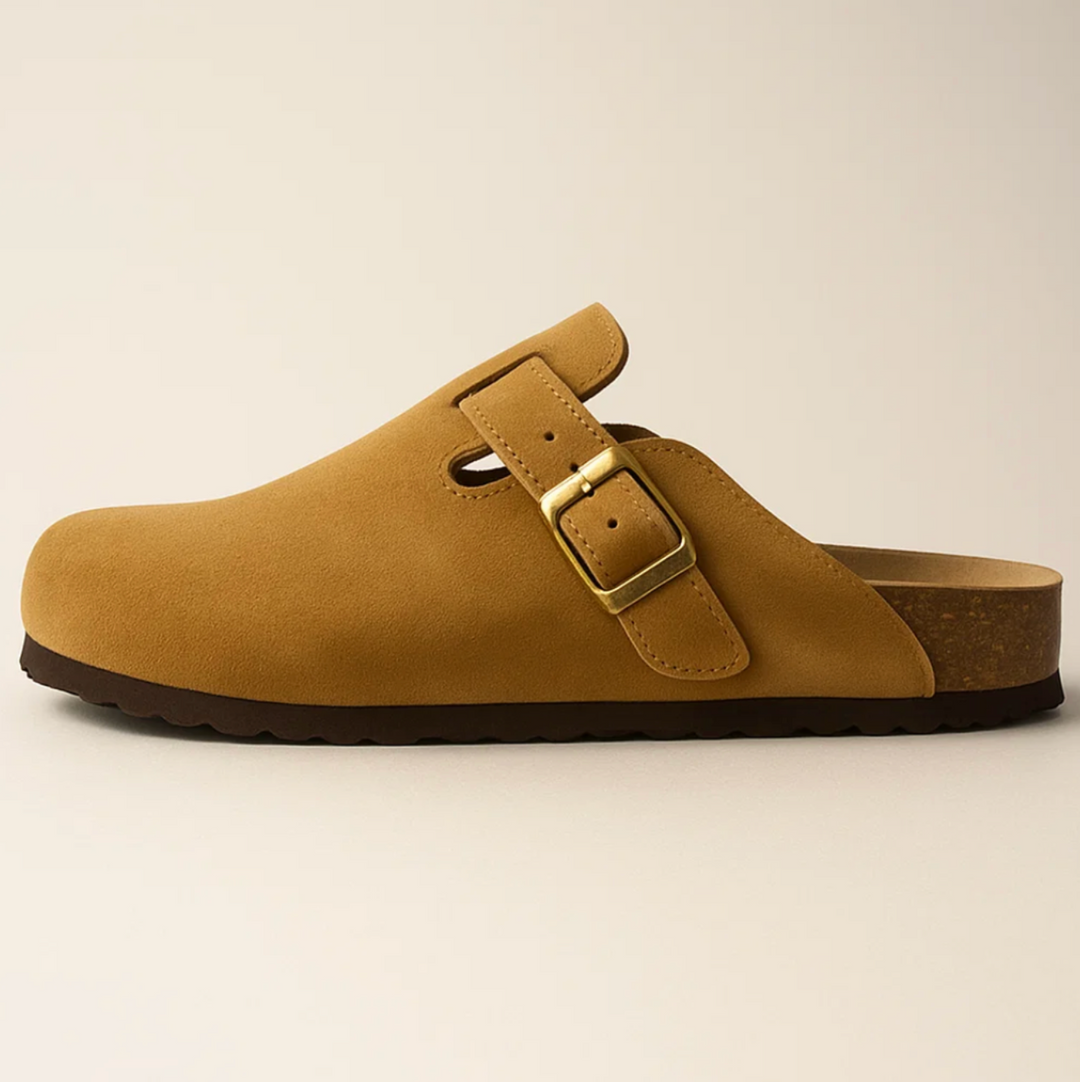 Suede Clogs