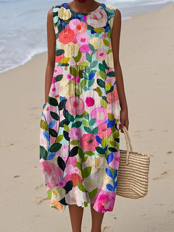 Luciana™ | Elegant Printed Dress
