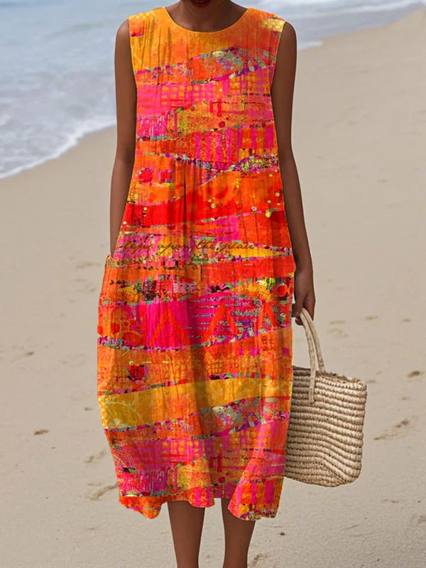 Marielle™ | Tropical Midi Dress