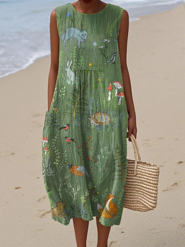 Arabella™ | Artistic Printed Dress