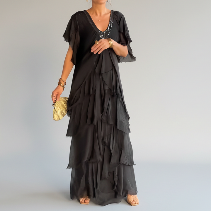 LYNETTE™ | Elegant Flowing Long Dress