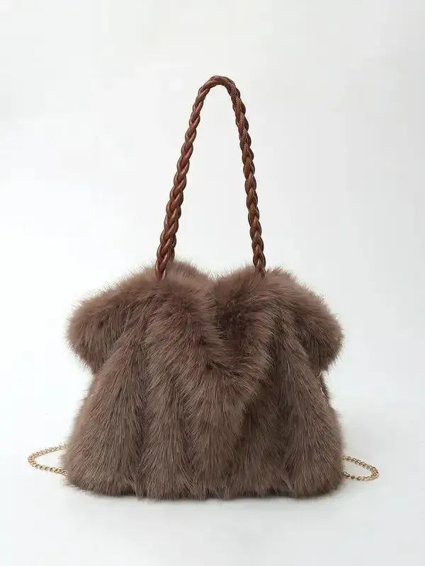 VALERIE™ | Velvet Shoulder Tote