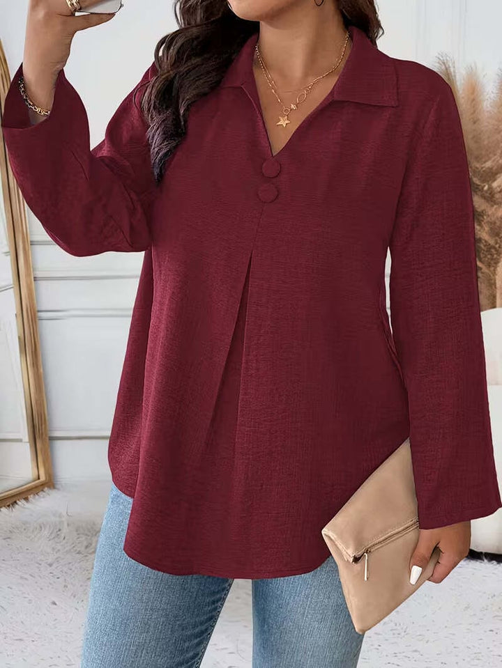 EMILIA™ | Women’s Classic Button-Front Shirt
