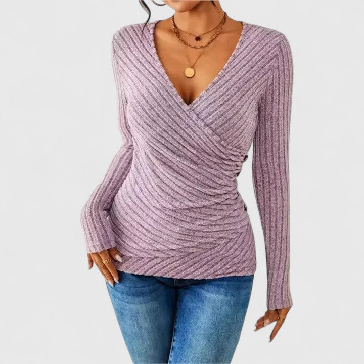 Avery| Elegant Tucking Top