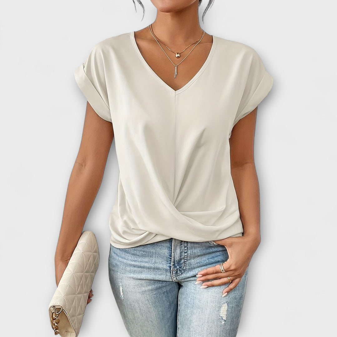 Avery | Elegant V-neck Top