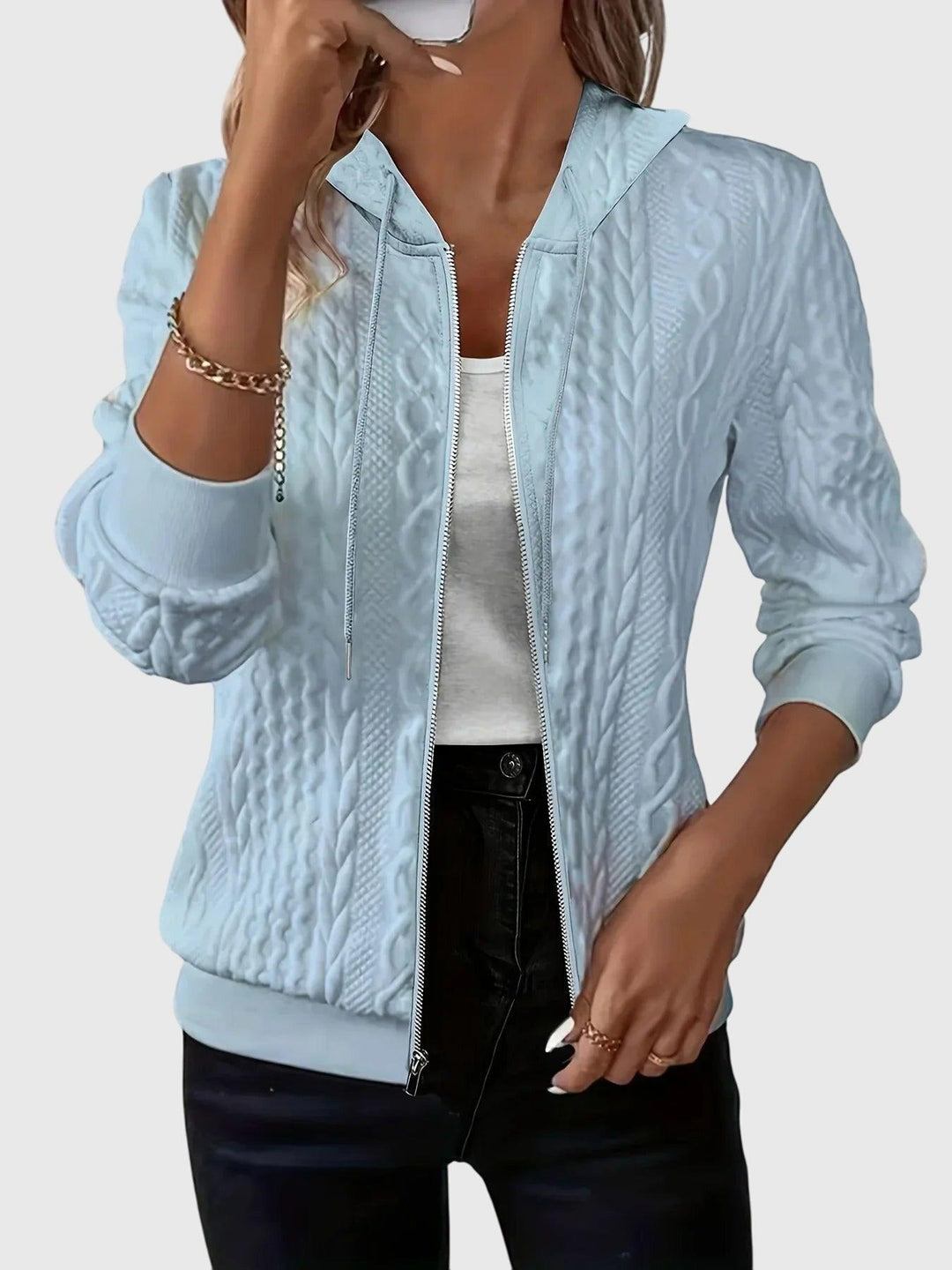 JENNA™ | Hoodie with Zipper