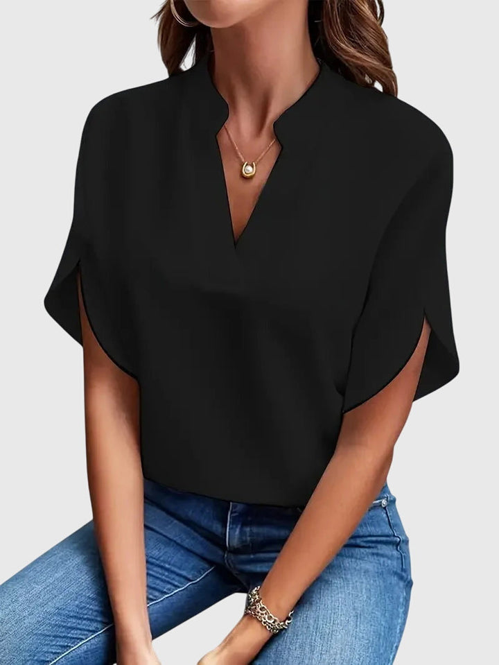 Avery | Soft and Elegant V-Neck Shirt
