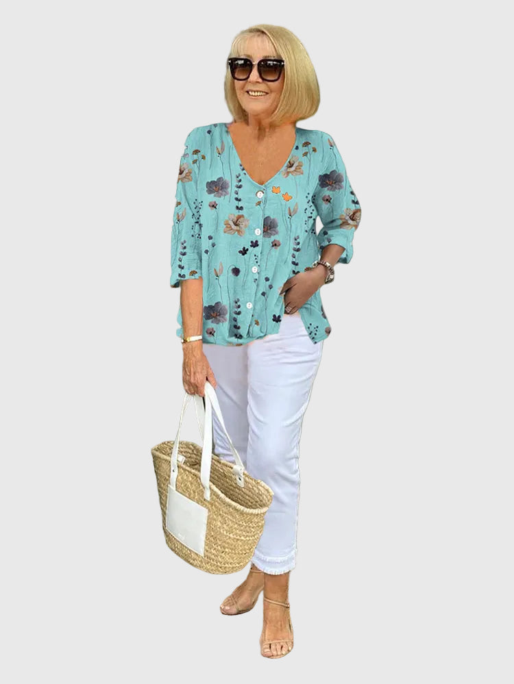Aria | Women’s Three-Quarter Sleeve Blouse