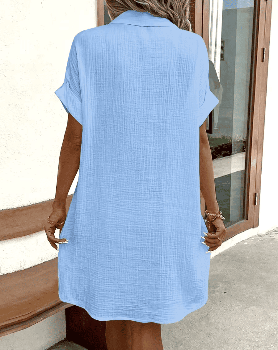 NOELLE™ | Effortless Button-Front Dress
