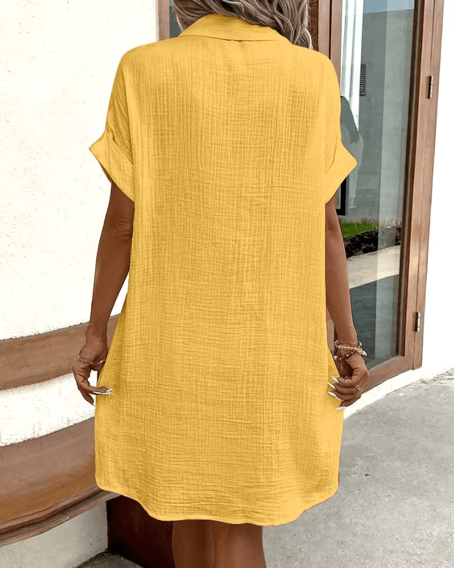 NOELLE™ | Effortless Button-Front Dress