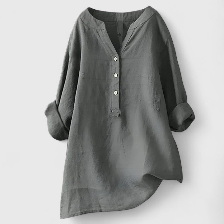 Avery| Elegant Button-Front Shirt