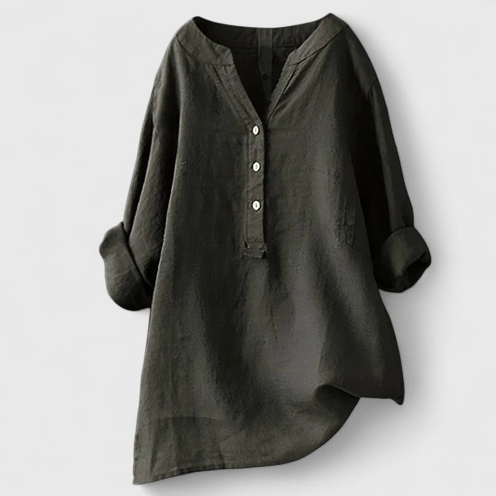 Avery| Elegant Button-Front Shirt