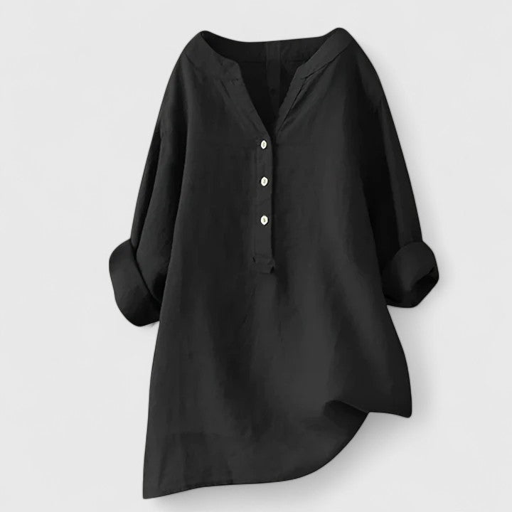 Avery| Elegant Button-Front Shirt