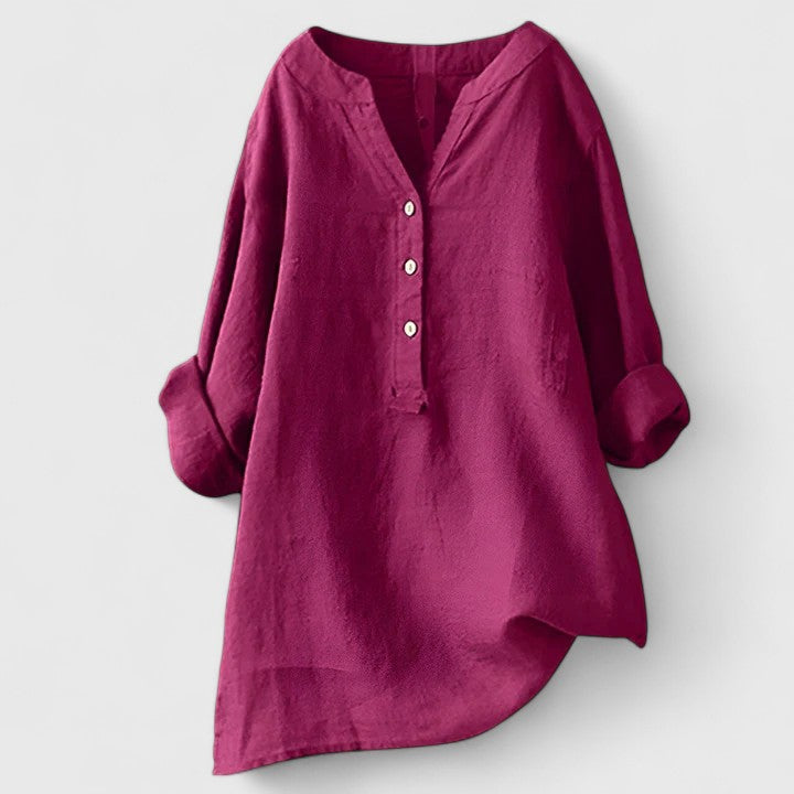 Avery| Elegant Button-Front Shirt