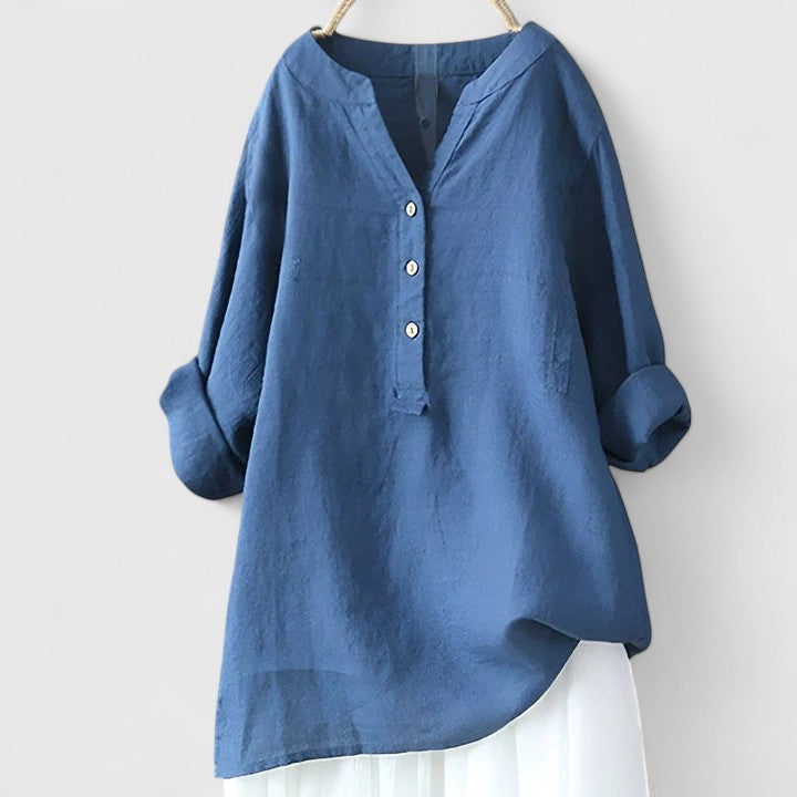 Avery| Elegant Button-Front Shirt