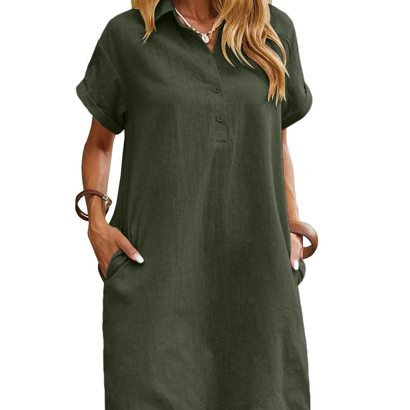 MAREN™ | Relaxed Short Sleeve Summer Dress