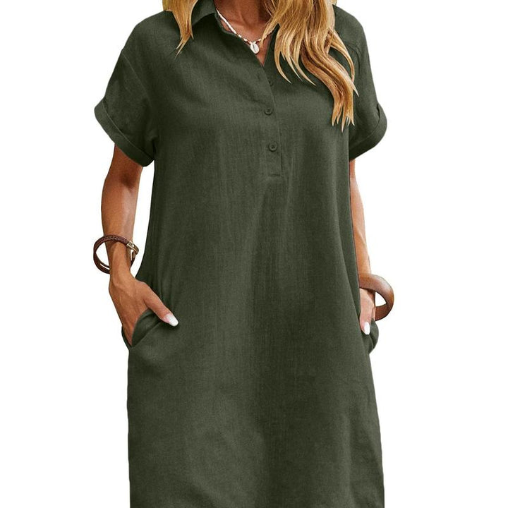 MAREN™ | Relaxed Short Sleeve Summer Dress