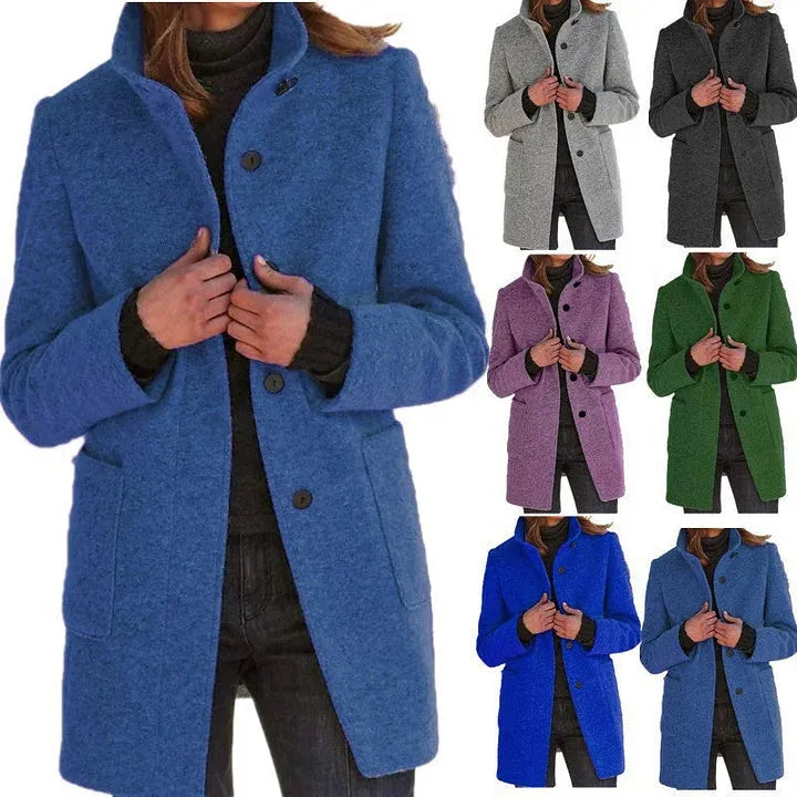 JANNY™ | Sleek Windbreaker Coat