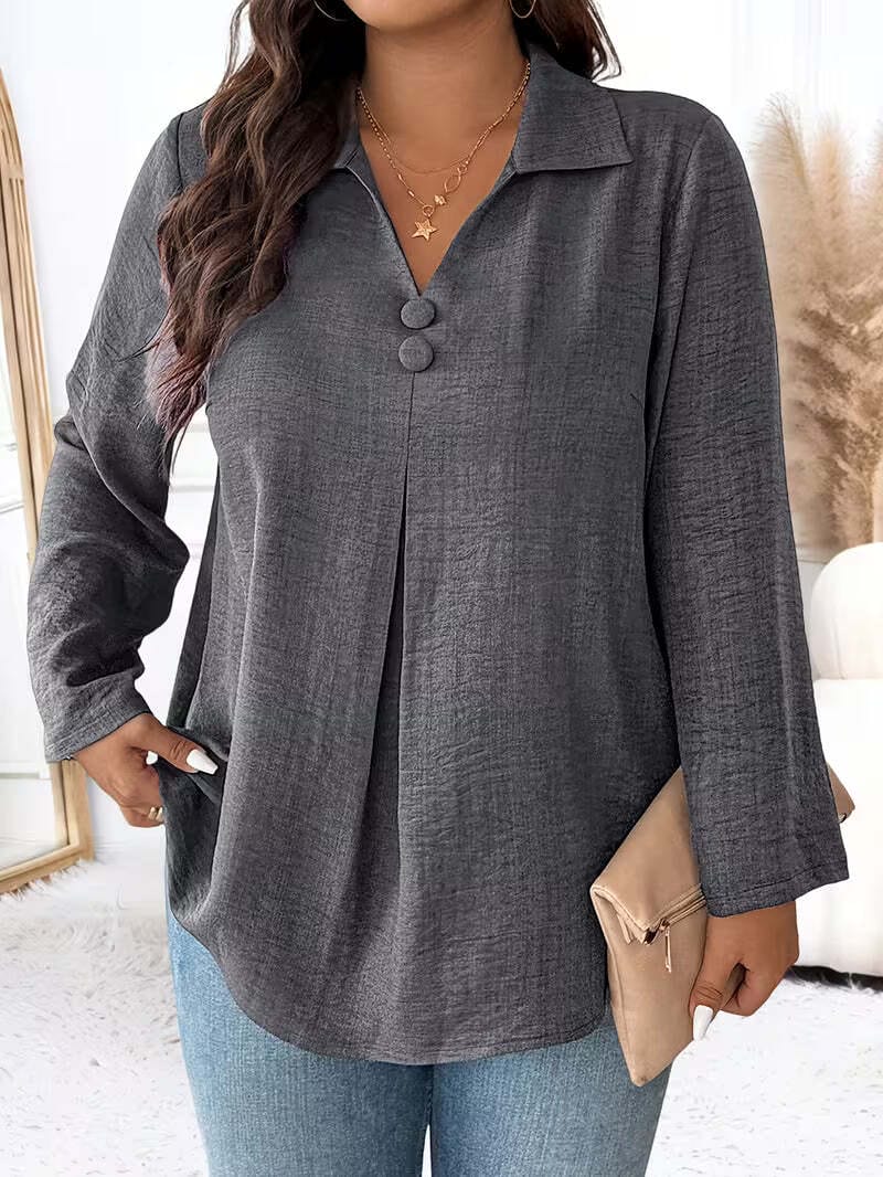 EMILIA™ | Women’s Classic Button-Front Shirt