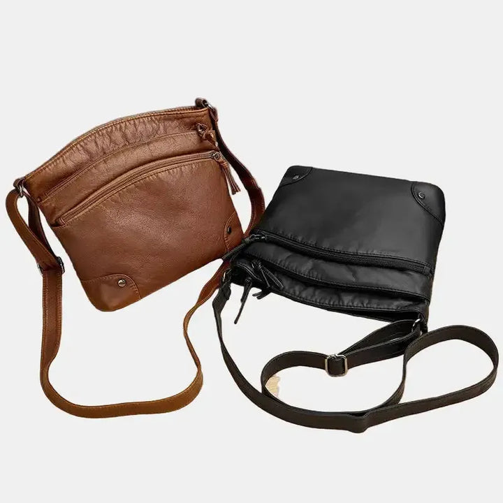 KINSLEY™ | Leather Shoulder Bag