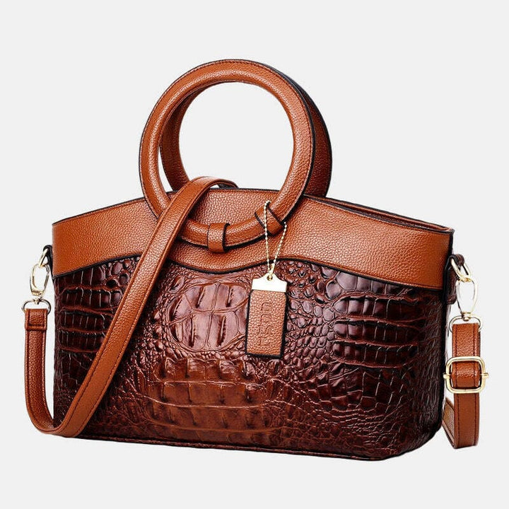 JAYE™ | STYLISH CROCODILE PATTERN HANDBAG