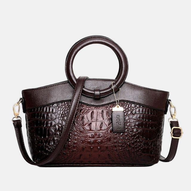 JAYE™ | STYLISH CROCODILE PATTERN HANDBAG