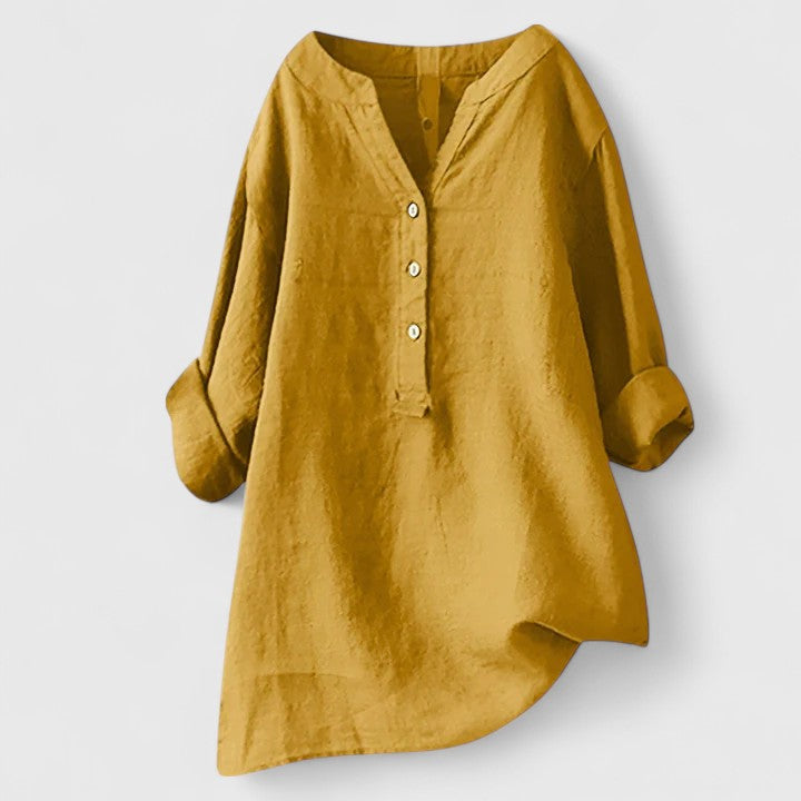 Avery| Elegant Button-Front Shirt