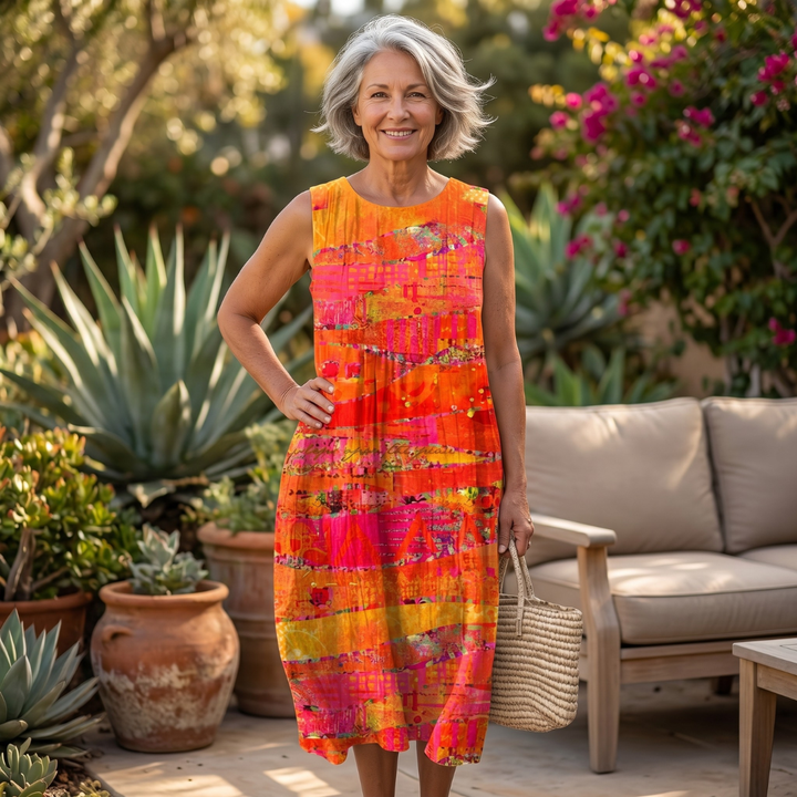 Marielle™ | Tropical Midi Dress
